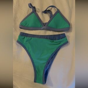 Blue and green bikini! Never worn! 93 Play Street